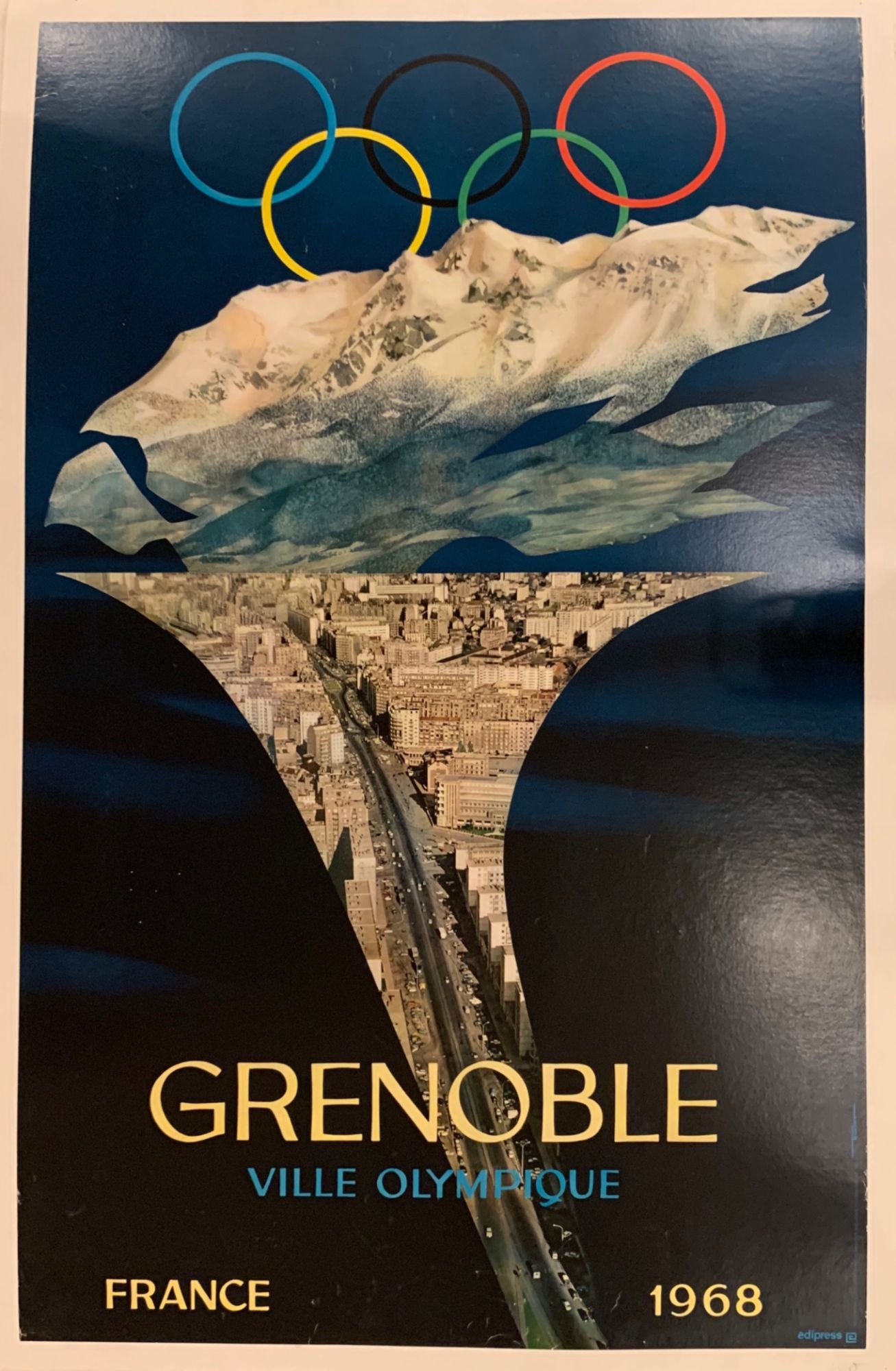 Affiche Grenoble 1968