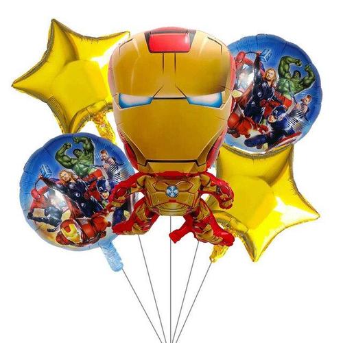 Ballons en feuille Spiderman 1 lot, ballon de super héros