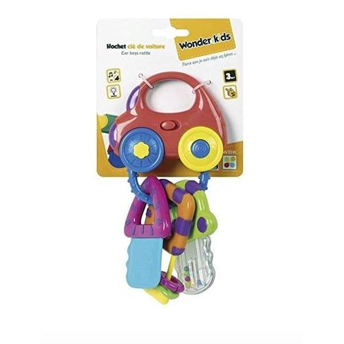 Wdk Partner- Hochet Clés De Voiture, A1900002, Multicolore