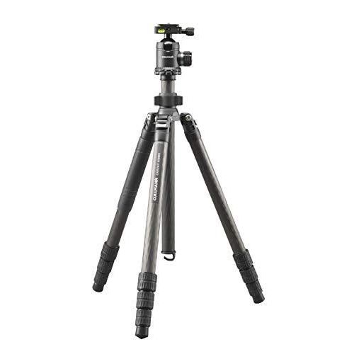 CULLMANN Trépied CARVAO 828MC en Carbone (Max. 164, Hauteur d extension 5cm, Taille de l emballage 49cm, capacité de Charge 15kg, Poids 1730g) Noir