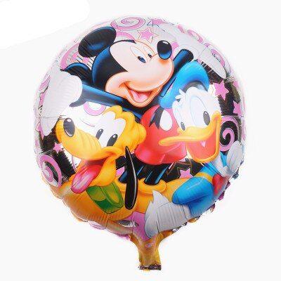 1 ensemble Mickey Minnie gâteau eux feuille d'aluminium ballon ensemble  enfants fête d'anniversaire décoration fournitures bébé douche fête ballon  jouet~Kaki foncé