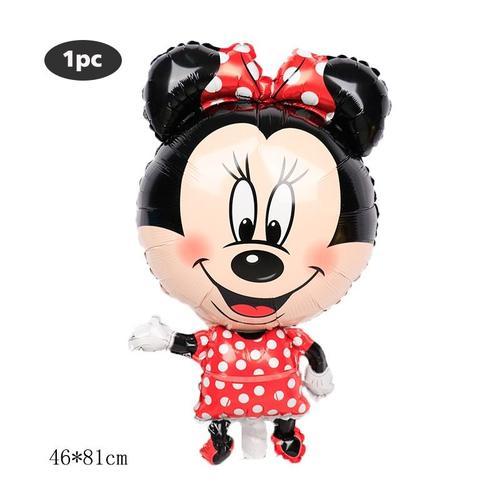 112cm Geant Mickey Minnie Mouse Ballon Dessin Anime Feuille Fete D Anniversaire Ballon Enfants Fete D Anniversaire Decorations Enfants Cadeau 1pc Rakuten