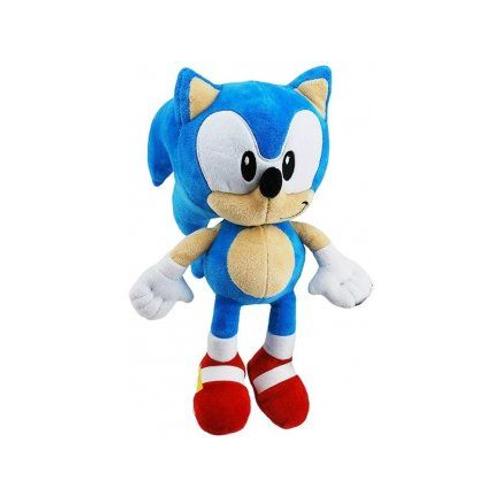 Peluche Sonic Herisson Bleu Super Sonic 32 Cm - Peluche Licence Dessin Anime - Doudou Enfant - Garcon - Fille - Nouveaute