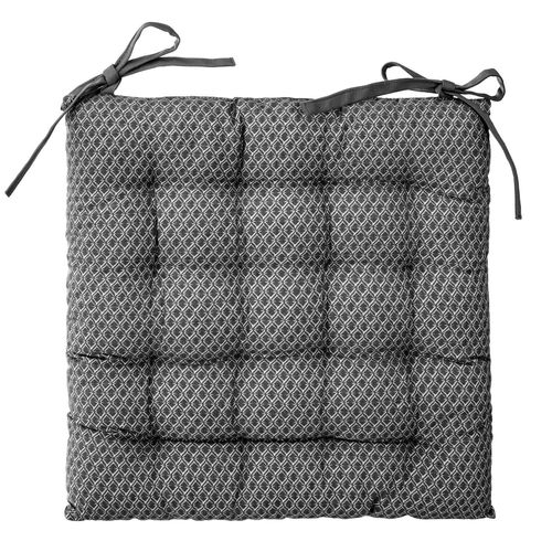 Galette De Chaise Otto - 38 X 38 Cm. - Gris