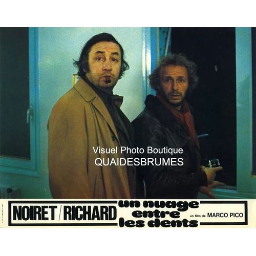 Un Nuage Entre Les Dents: Photo D'exploitation Cinématographique - Format 21x28 Cm - De Marco Pico Avec Philippe Noiret, Pierre Richard, Claude Piéplu, Jacques Denis, Michel Peyrelon - 1974