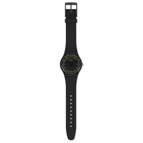 Montre Swatch Blacknyellow Collection Monthly Drops