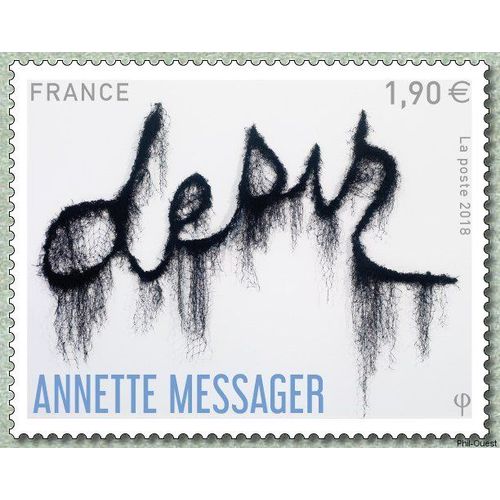 France 2018, Très Beau Timbre Neuf** Luxe Yvert 5202, Oeuvre D'annette Messager, "Desir".