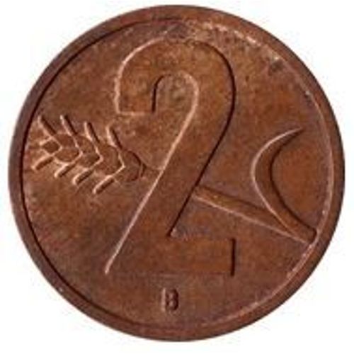 Pièce 2 Rappen Suisse - 1958