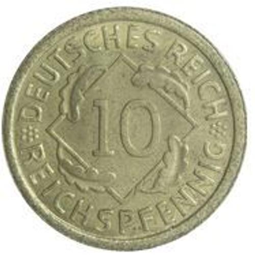 Pièce 10 Reichspfennig Allemagne - 1930 A
