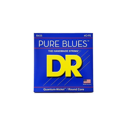 Dr Pbvw-40 - Pure Blues - Quantum Nickel, Jeu Guitare Basse, Extra Light 40-95