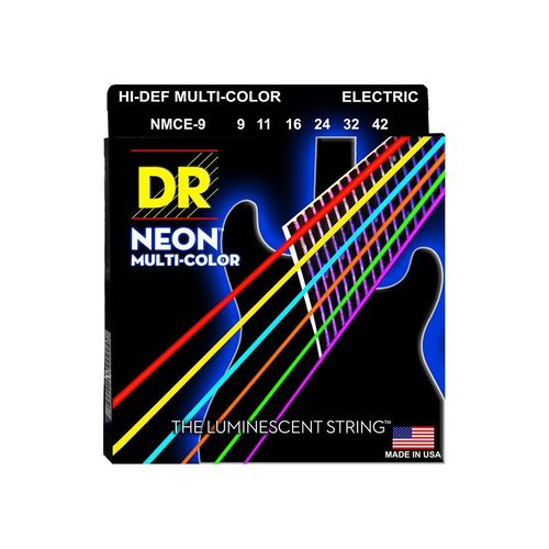 Dr Nmce-9 - Hi-Def Neon - Multi-Color, Jeu Guitare Électrique, Light 9-42