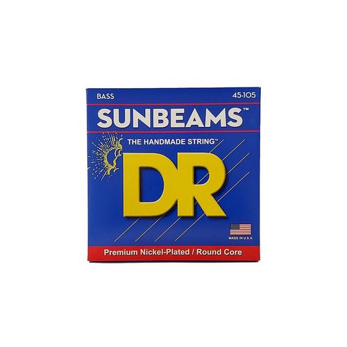 Dr Nmr-45 - Sunbeam - Nickel Plated, Jeu Guitare Basse, Medium 45-105