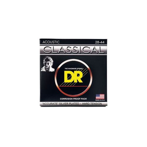 Dr Nsa - Silver-Plated, Jeu Guitare Classique, Tension Dure 28-44