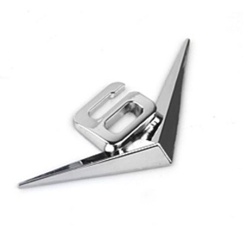 Silver3d Métal V6 Moteur Affichage Voiture Autocollant Emblème Badge Pour Jeep Bmw Ford Lifan Nissan Mazda Audi Honda Voiture Lada Chevrolet