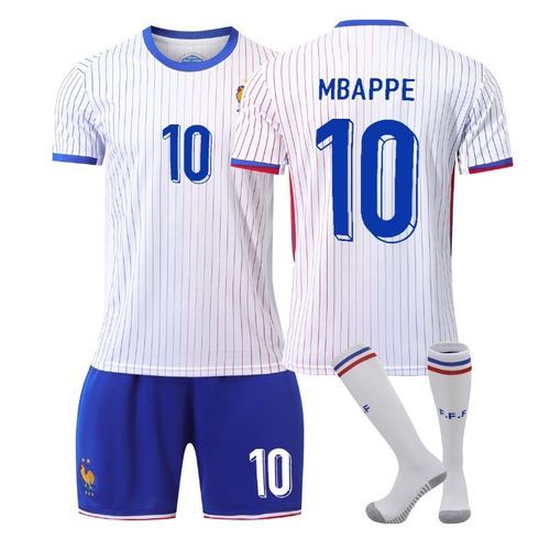 Maillot De Foot No.10 Homme Et Femme France Away Euro 2024 - Enfant And Adult Mixte