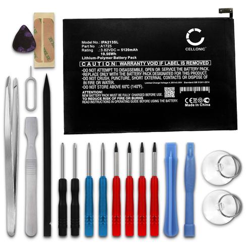 Pack Batterie 5120mah Et Outils Pour Tablette Apple Ipad Mini 5 (2019) - A2124, A2126, A2133 - Kit Pour Remplacement Facile D'une Batterie A1725 Table