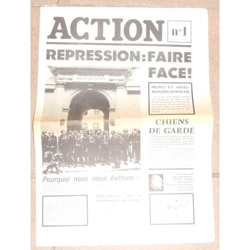Action Journal Réalisé Au Service Des Comités DAction, Avec Le Soutien De LUnef, Du Snesup Et Des Comités DAction Lycéens