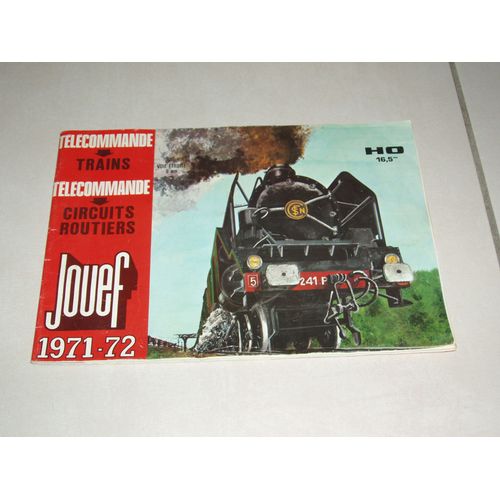 Catalogue De Circuits De Traisn Et Circuit Routiers Jouef De 1971/1972-Jouef