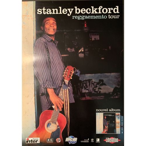 Stanley Beckford - Reggaemento Tour - 40x60cm - Affiche / Poster Envoi En Tube