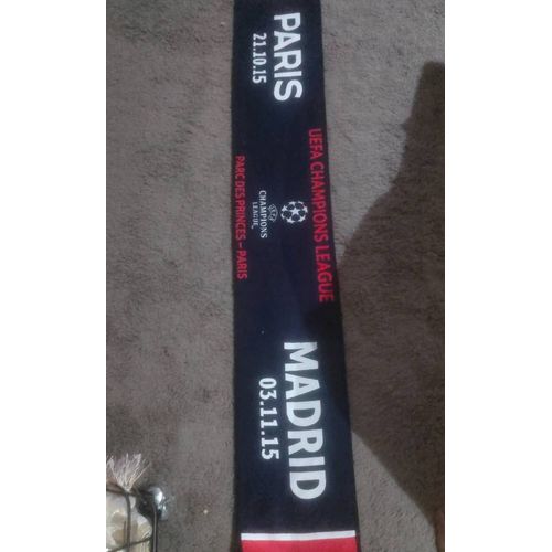 Écharpe Paris, Madrid Uefa Champion League
