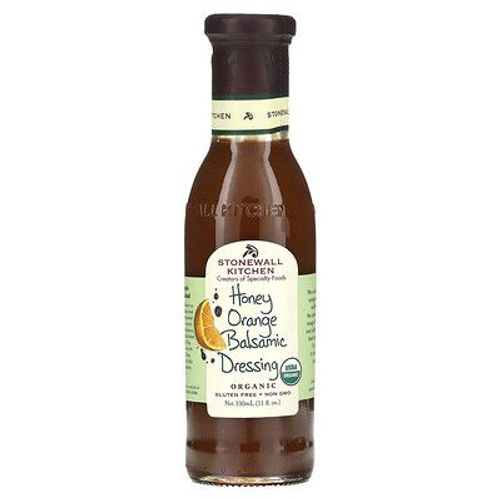 Stonewall Kitchen Vinaigrette Biologique Au Vinaigre Balsamique Et Au Miel, À L'orange, 330 Ml