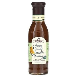 Stonewall Kitchen Vinaigrette Biologique Au Vinaigre Balsamique Et Au Miel, À L'orange, 330 Ml