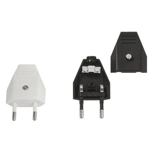 Bachmann Connecteur Euro Plat Blanc A Visser, Par 3