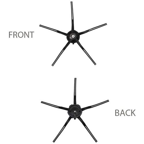 Lot de 10 brosses latérales blanches pour aspirateur robot Xiaomi Roborock, convient aux modèles S7 Max S7 Maxv T7S T7S Plus Dock S5 MAX S50 S55 E35 E2