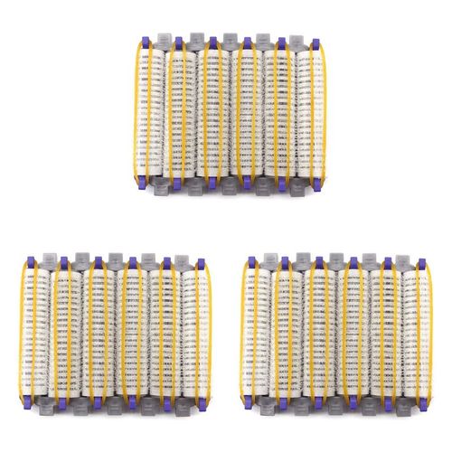 Ensemble De Bigoudis À Crochet Et Boucle En Nylon Pour Salon, Petite Taille, Tiges De Permanente Pour Racine De Cheveux, Barres De Bigoudis Avec Clips Et Élastiques, 72 Pièces/Ensemble 