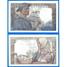 France 10 Francs 1949 Mineur Billet Franc Frc Frs Frc