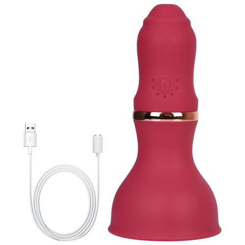 Tire-Lait À Brosse Vibrante Pour Femme, Pompe À Clitoris, Agrandissement De La Poitrine Légère, Ventouse De Masturbateur Féminin, Jouets Sexuels Pour Adultes
