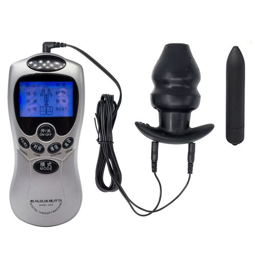 Perles Anales En Silicone À Choc Électrique, Jouets Sexuels Électriques Pour Femmes Et Hommes, Dilatateur Anal Creux, Vibreur De Prostate, Masseur