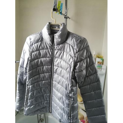 Blouson Matelassé Gap Couleur Argenté Xs