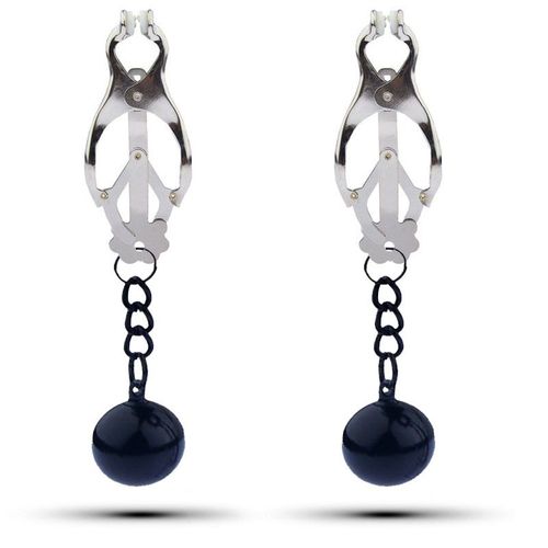Pince À Seins Sm En Métal Pour Femme, 28 Types, Pinces À Seins Avec Boule De Gravité, Pendentif De Poids, Traction Mammaire, Jouets Pour Adultes 18