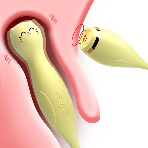 Vibromasseur Clitoris Battant Pour Femme, Dileducatif, Énergie Du Vagin, Double Tête, Éthicateur De Clitoris, Oeuf D'amour Vibrant, Indispensgoods