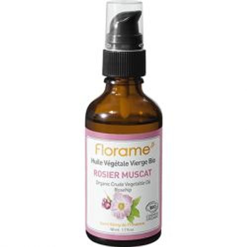 Florame Huile Végétale Vierge Bio Rosier Muscat 50ml 