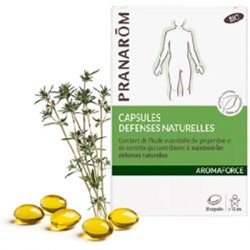 Pranarom Aromaforce Capsules Défenses Naturelles Bio 30 Capsules 