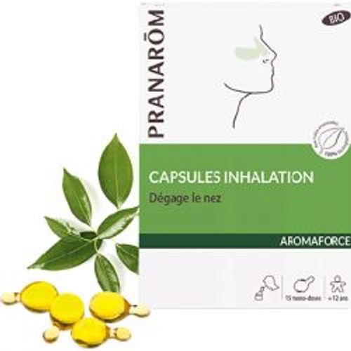 Pranarom Aromaforce Capsules Inhalation Bio 15 Mono-Doses 