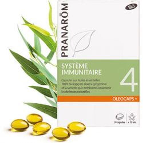 Pranarom Oléocaps+ Système Immunitaire Bio 30 Capsules 