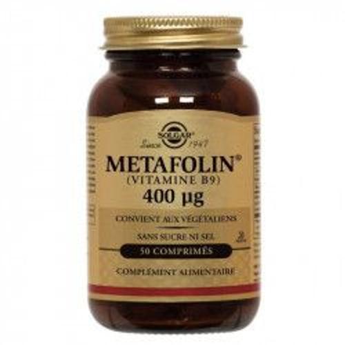Solgar Métafolin Vitamine B9 400µg 50 Comprimés 