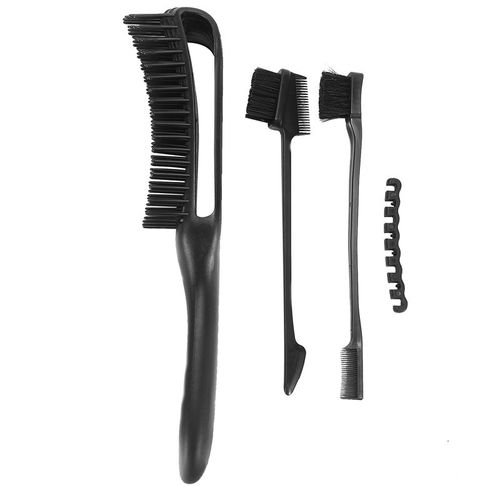Brosse À Cheveux Crépus Ondulés Et Bouclés Pour Afro America, Poignées Angulaires Facilement Avec Support/Vaccage, 3a À 4c 