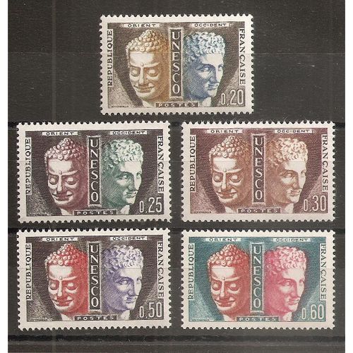 Ts 22 À 26 (1960) Timbres De Service De L'unesco N** (Cote 6e) (5819)
