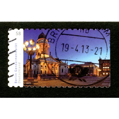 Timbre Oblitéré Deutschland, Berlin Gendarmenmarkt , 2013, 58
