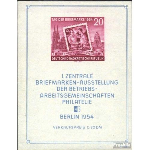 Ddr Bloc 10 (Édition Complète) Neuf 1954 Jour Le Timbre