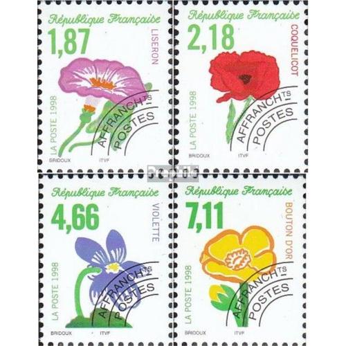 France 3312-3315 (Édition Complète) Neuf 1998 Fleurs