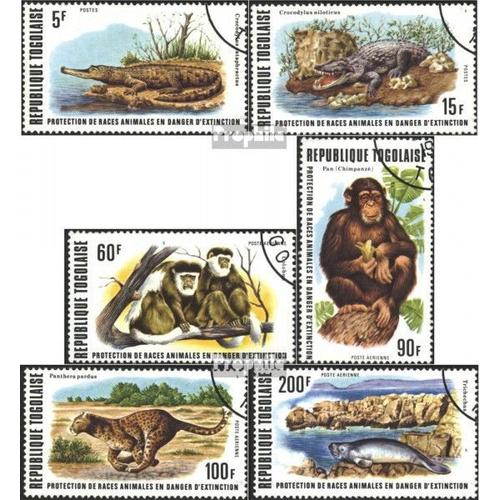 Togo 1235a-1240a (Édition Complète) Oblitéré 1977 Conservation