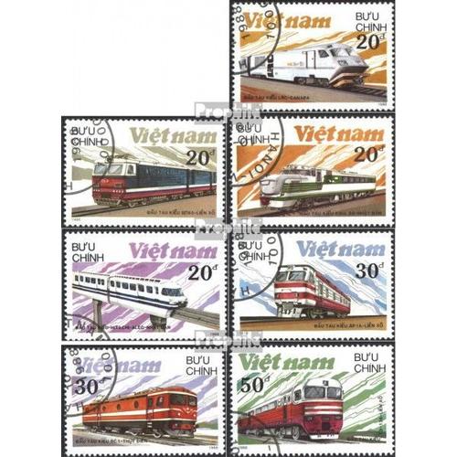 Vietnam 1966-1972 Oblitéré 1988 Locomotives