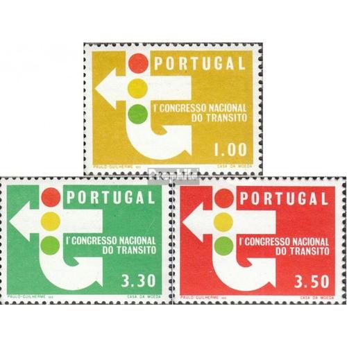 Portugal 974-976 (Édition Complète) Oblitéré 1965 Verkehrskongreß