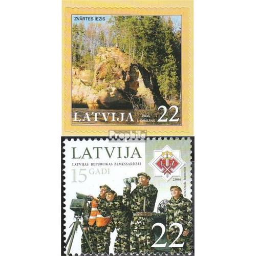 Lettonie 665,680 (Complète Edition) Neuf Avec Gomme Originale 2006 Monuments, Landwehr