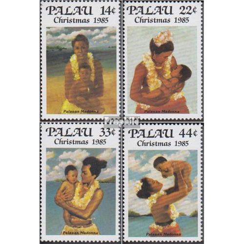 Palau-Îles 88-91 (Complète.Edition.) Neuf Avec Gomme Originale 1985 Noël